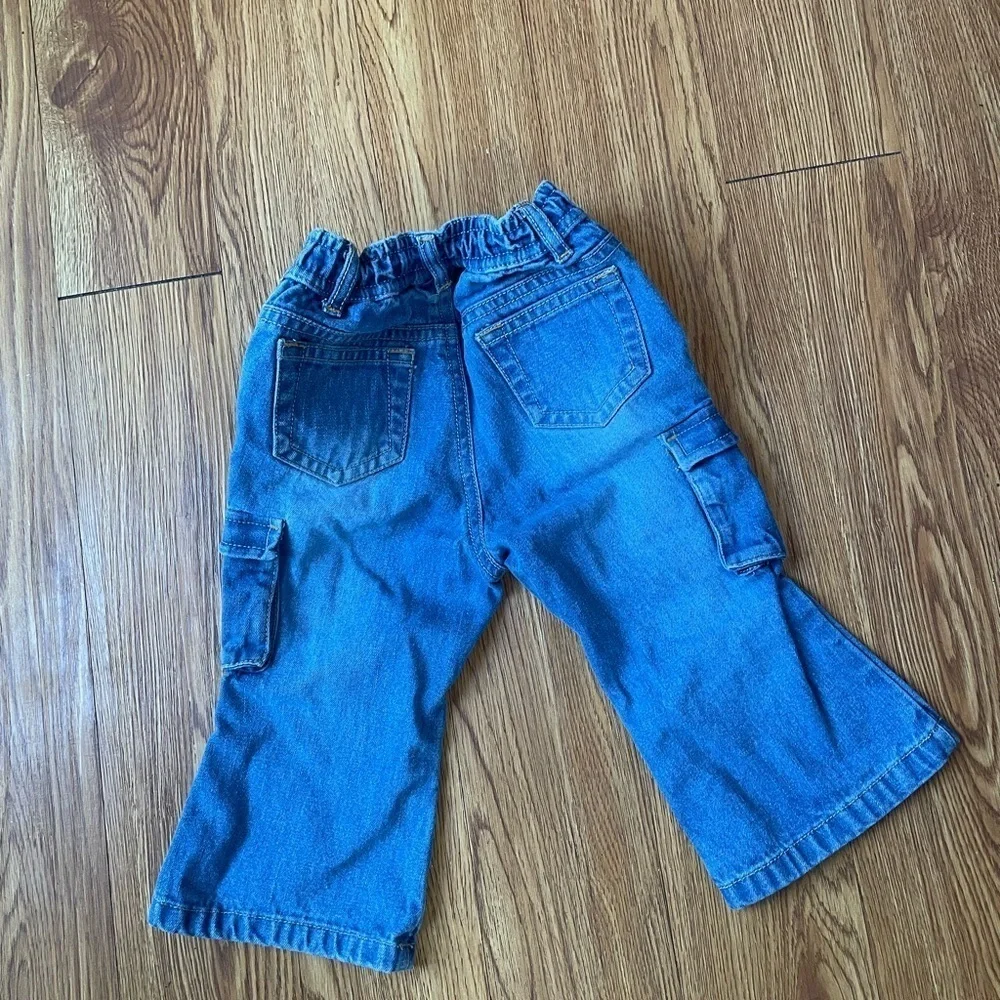 Blue Cargo Jeans for Kids